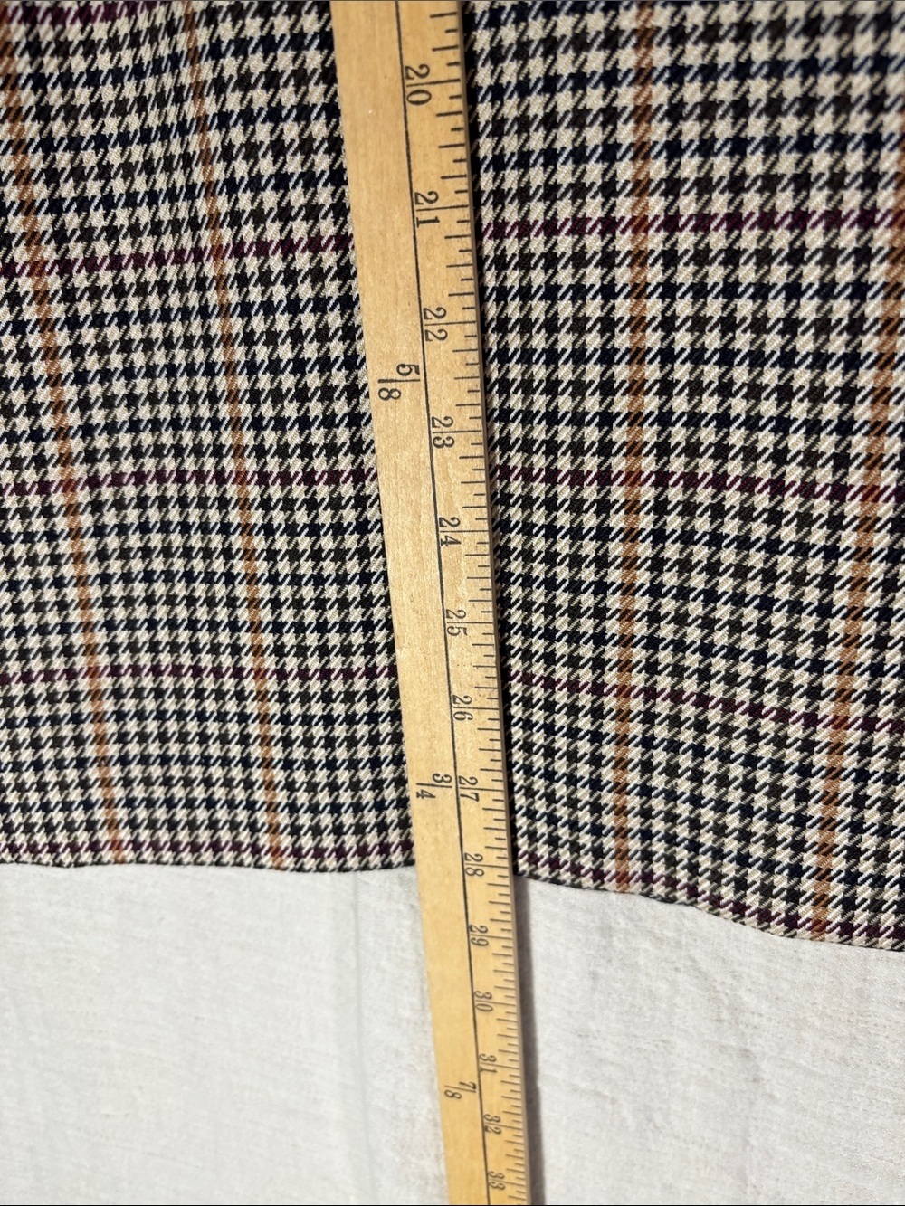 Vintage Joan Leslie Houndstooth Midi Pencil Skirt Size 6 Equestrian Academia EUC - Picture 5 of 7